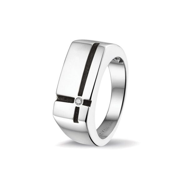 Cross Gem Ring - Gents