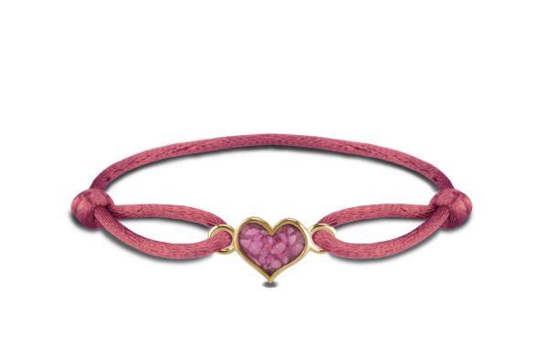 Satin Cord Heart - Afbeelding 4
